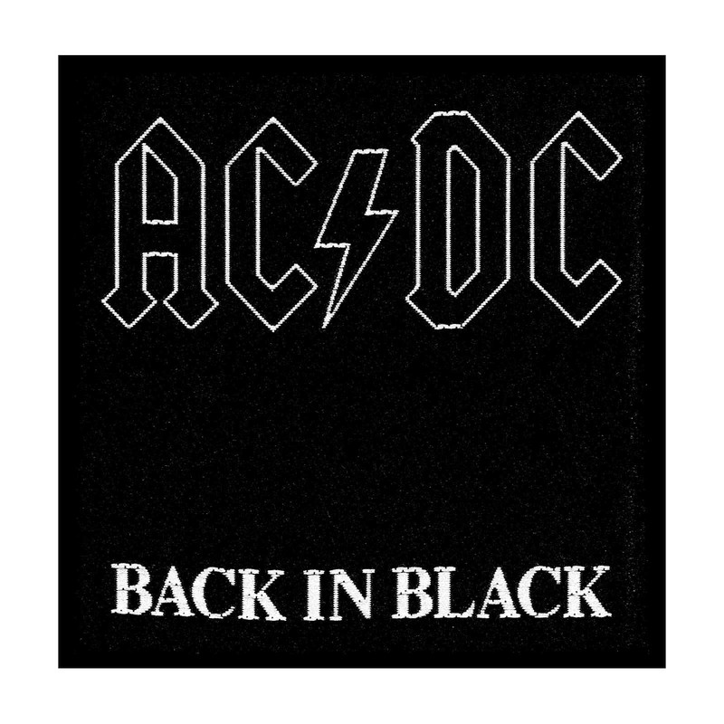 Parche Ac Dc Back In Black Camden Shop