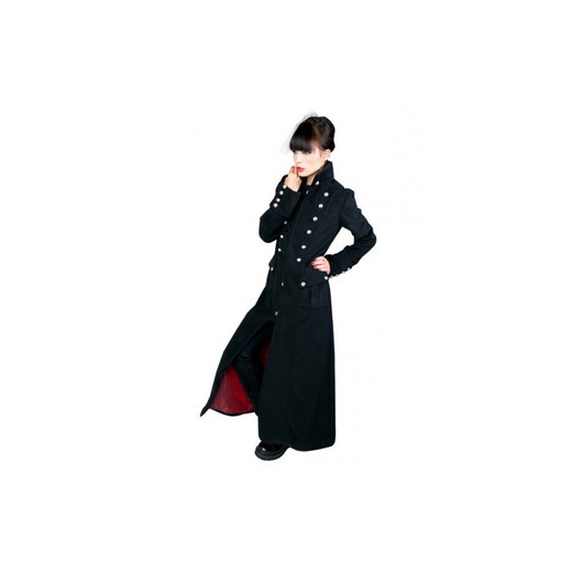 Abrigo Aderlass Ladys Corsair Long Coat Wool Black