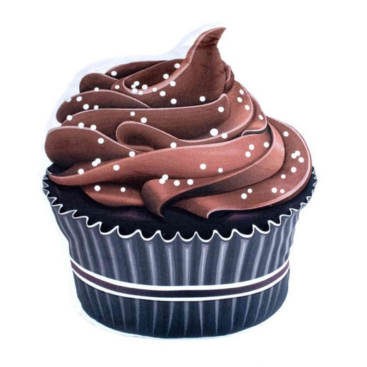 Oreiller Cupcake Chocolat 9001