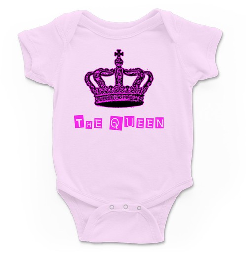 Body para bebé Corona The Queen