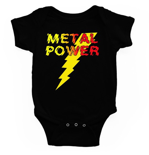 Body para bebé Metal Power