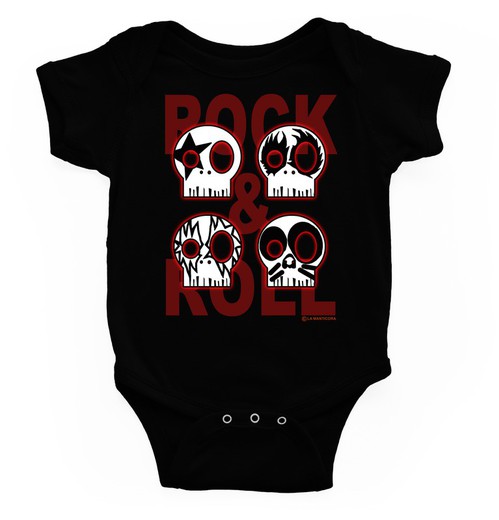 Body para bebé Rock & roll