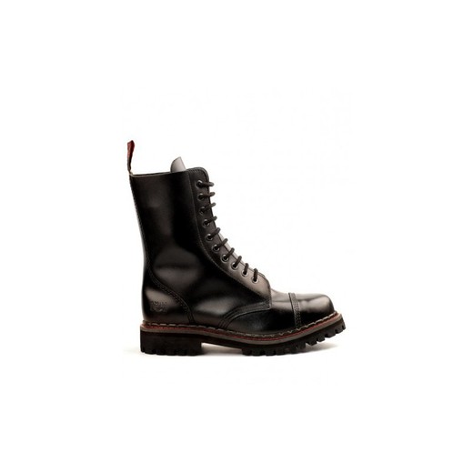 Botas Aderlass 10-Eye Steel Boots Leather Black