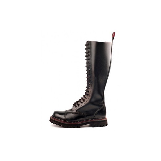 Botas Aderlass 20-Eye Steel Boots Leather Black