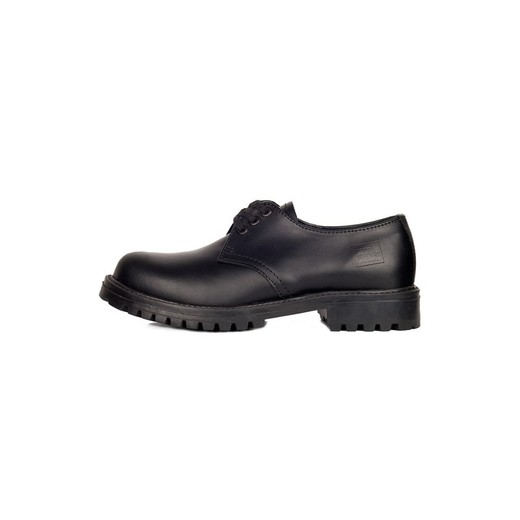 Bottes Mode Wichtig 3-Eye Classic Chaussures Cuir Noir