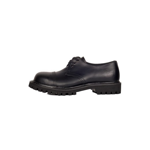 Boots Mode Wichtig 3-Eye Steel Shoes Leer Zwart