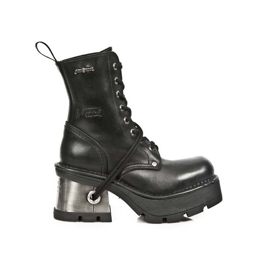 New Rock Boots M.8355-S1 Itali Negro, Planing Negro M8 Acero