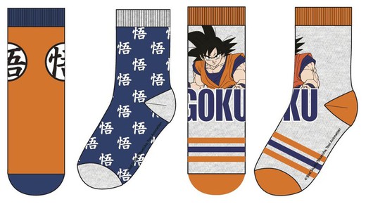 CALCETINES DRAGON BALL PACK 3 NIÑO