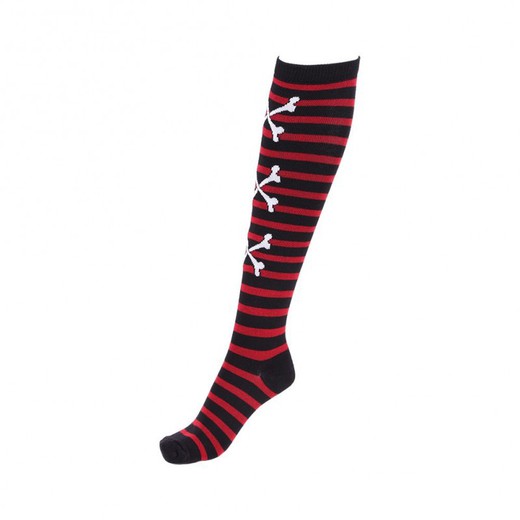 Long Bone Red Socks