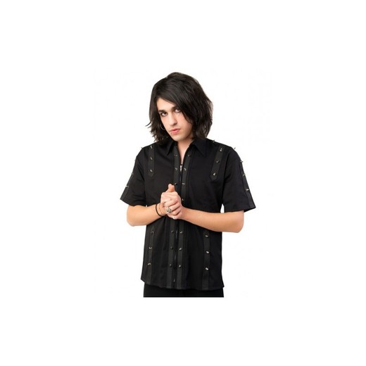 Camisa Aderlass Prick Shirt Denim Black