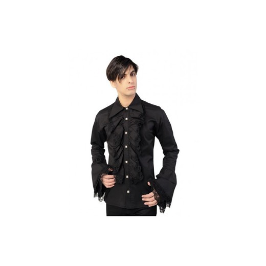 Aderlass Riffle Shirt Denim zwart overhemd
