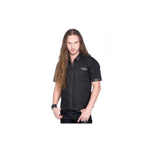 Aderlass Rockstar Shirt Denim zwart overhemd
