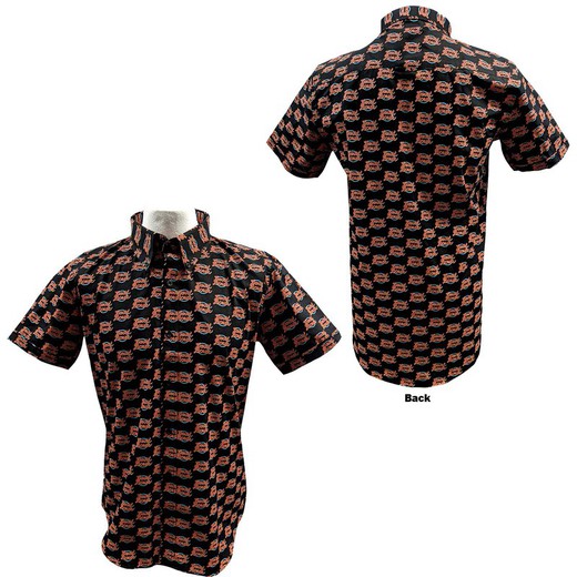 Camisa David Bowie unisex: Logo Pattern (All Over Print)