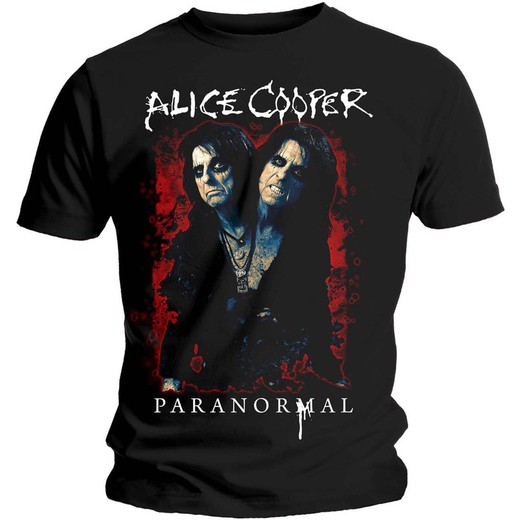 Camiseta Alice Cooper unisex: Paranormal Splatter