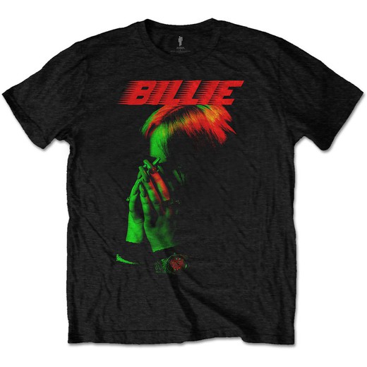 Camiseta Billie Eilish unisex: Hands Face