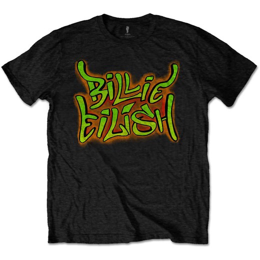 Camiseta Billie Eilishpara para niñoss: Graffiti