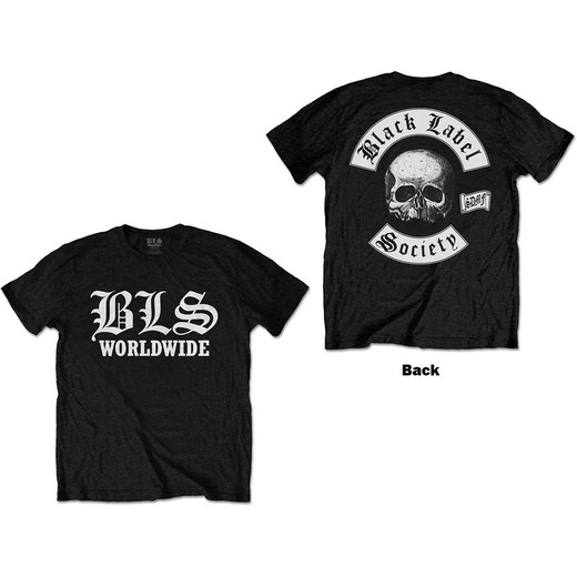 Camiseta Black Label Society unisex: Worldwide (Back Print)