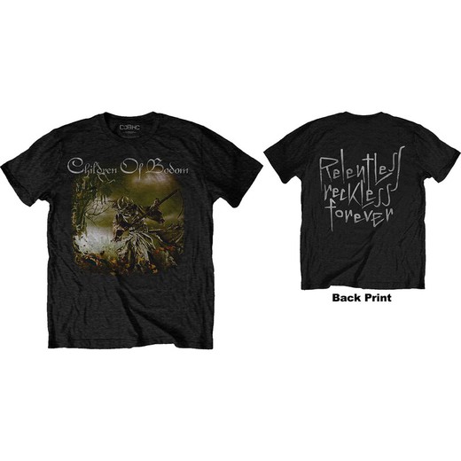 Camiseta Children Of Bodom unisex: Relentless (Back Print)