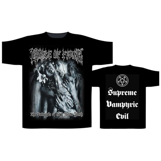 Camiseta Cradle Of Filth unisex: Supreme Vampiric Evil (Back Print)