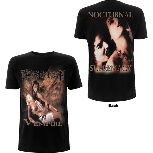 Camiseta Cradle Of Filth unisex: Vempire (Back Print)