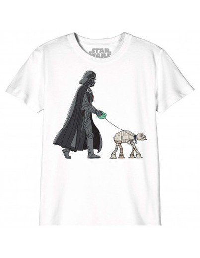 Camiseta Darth Vader At-At