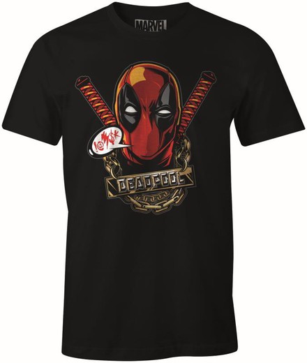 Camiseta com corrente Deadpool