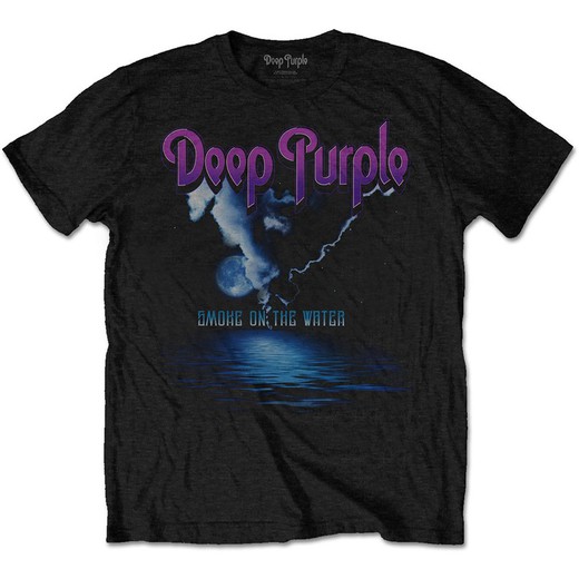 Camiseta Deep Purple unisex: Smoke On The Water