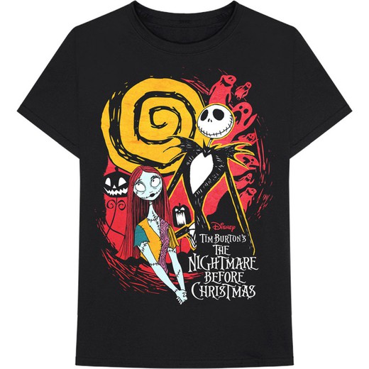 Camiseta Disney unisex: The Nightmare Before Christmas Ghosts