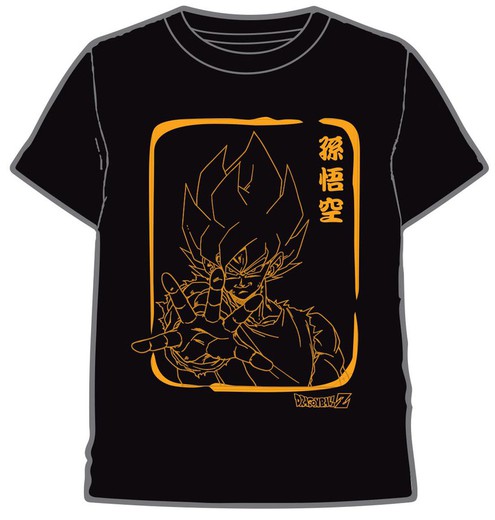 CAMISETA DRAGON BALL SON GOKU INVERTER COLOR