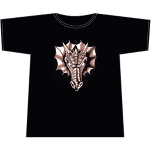 T-shirt tête de dragon