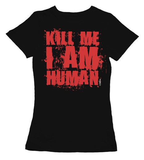 Camiseta entallada Zombie Kill me red