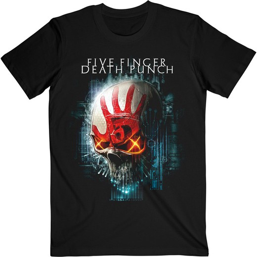 Camiseta Five Finger Death Punch unisex Interface Skull — Camden Shop