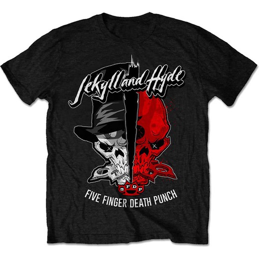 Camiseta Five Finger Death Punch unisex: Jekyll & Hyde