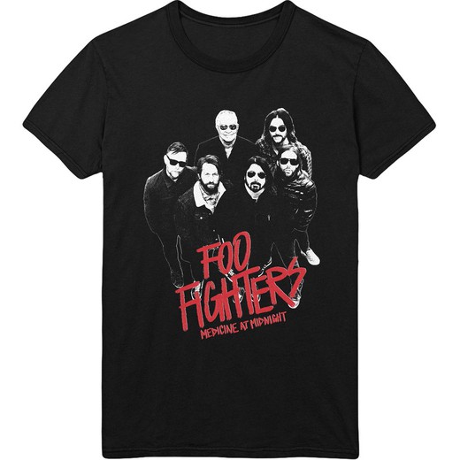 Camiseta Foo Fighters unisex: Medicine At Midnight Photo