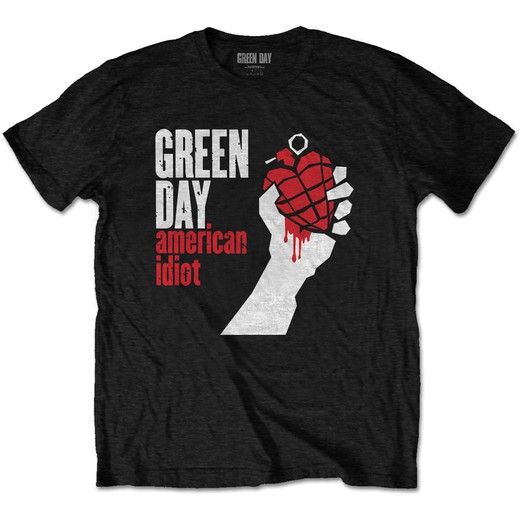 Camiseta Green Day unisex: American Idiot