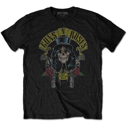 Camiseta Guns N' Roses unisex: Slash 85