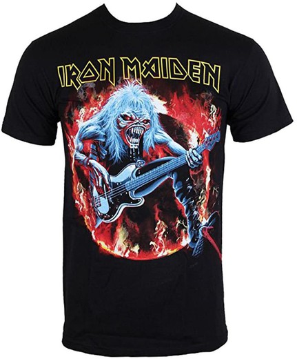 Camiseta Iron Maiden - Fear Live Flames