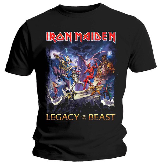 Camiseta Iron Maiden unisex: Legacy of the Beast