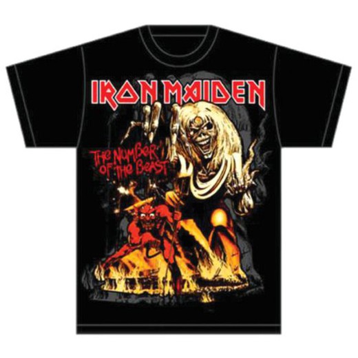 Camiseta Iron Maiden unisex: Number Of The Beast Graphic
