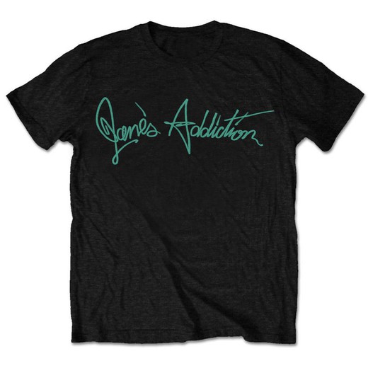 Camiseta Jane's Addiction unisex: Script (Retail Pack)