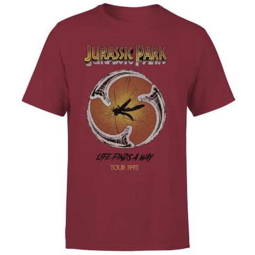 CAMISETA JURASSIC PARK LIFE FINDS A WAY TO