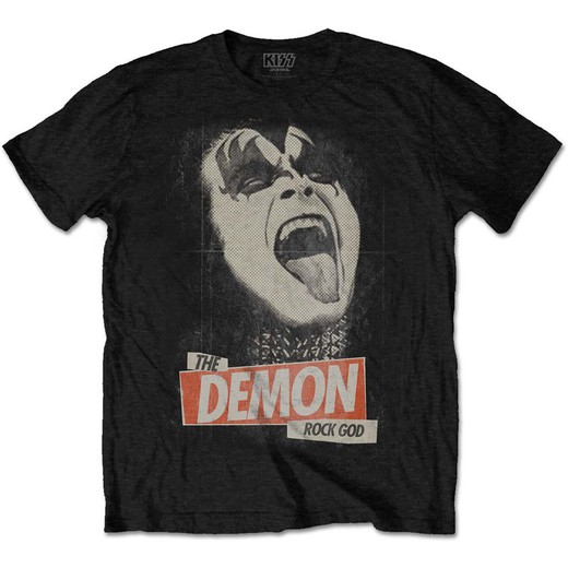 Camiseta KISS unisex: The Demon Rock