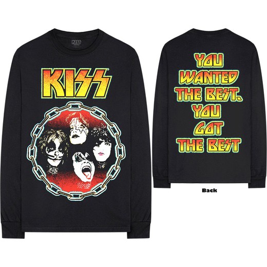 Camiseta KISS unisex: You Wanted The Best (Back Print)