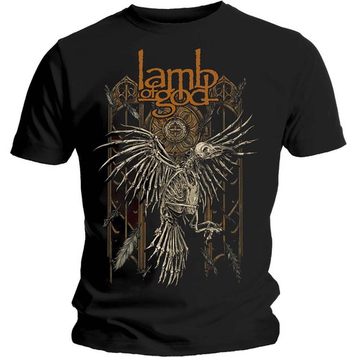 Camiseta Lamb Of God unisex: Crow