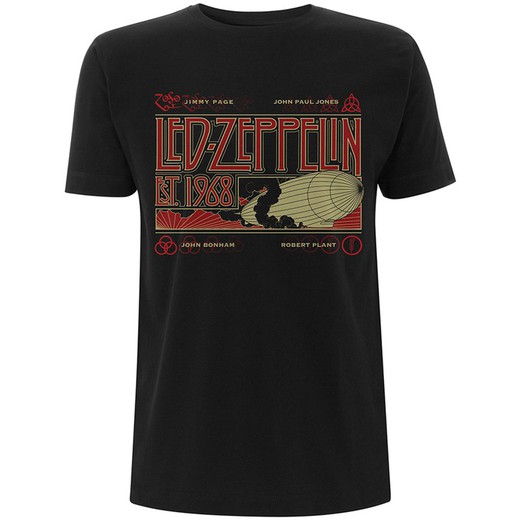 Camiseta Led Zeppelin unisex: Zeppelin & Smoke