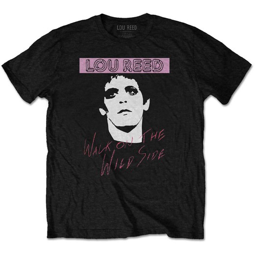 Camiseta Lou Reed unisex: Walk On The Wild Side