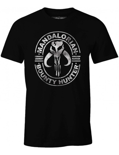 Camiseta com o logotipo do Caçador de Recompensas Mandalorian