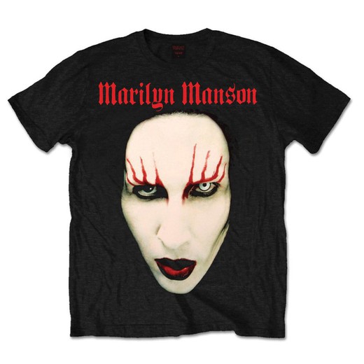 Camiseta Marilyn Manson unisex: Red Lips