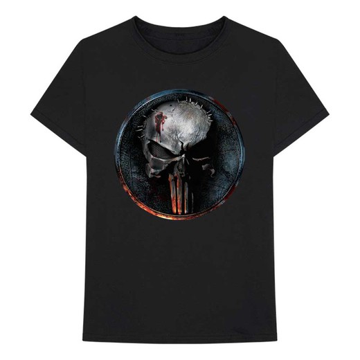 Camiseta Marvel Comics unisex: Punisher Gore Skull