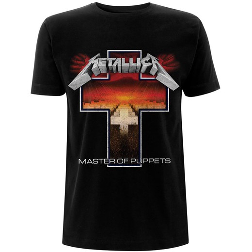 Camiseta Metallica unisex: Master of Puppets Cross